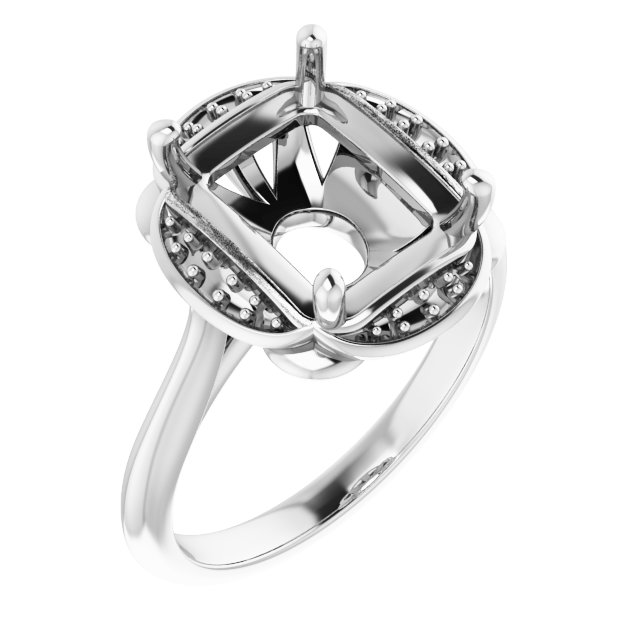 Halo-Style Engagement Ring