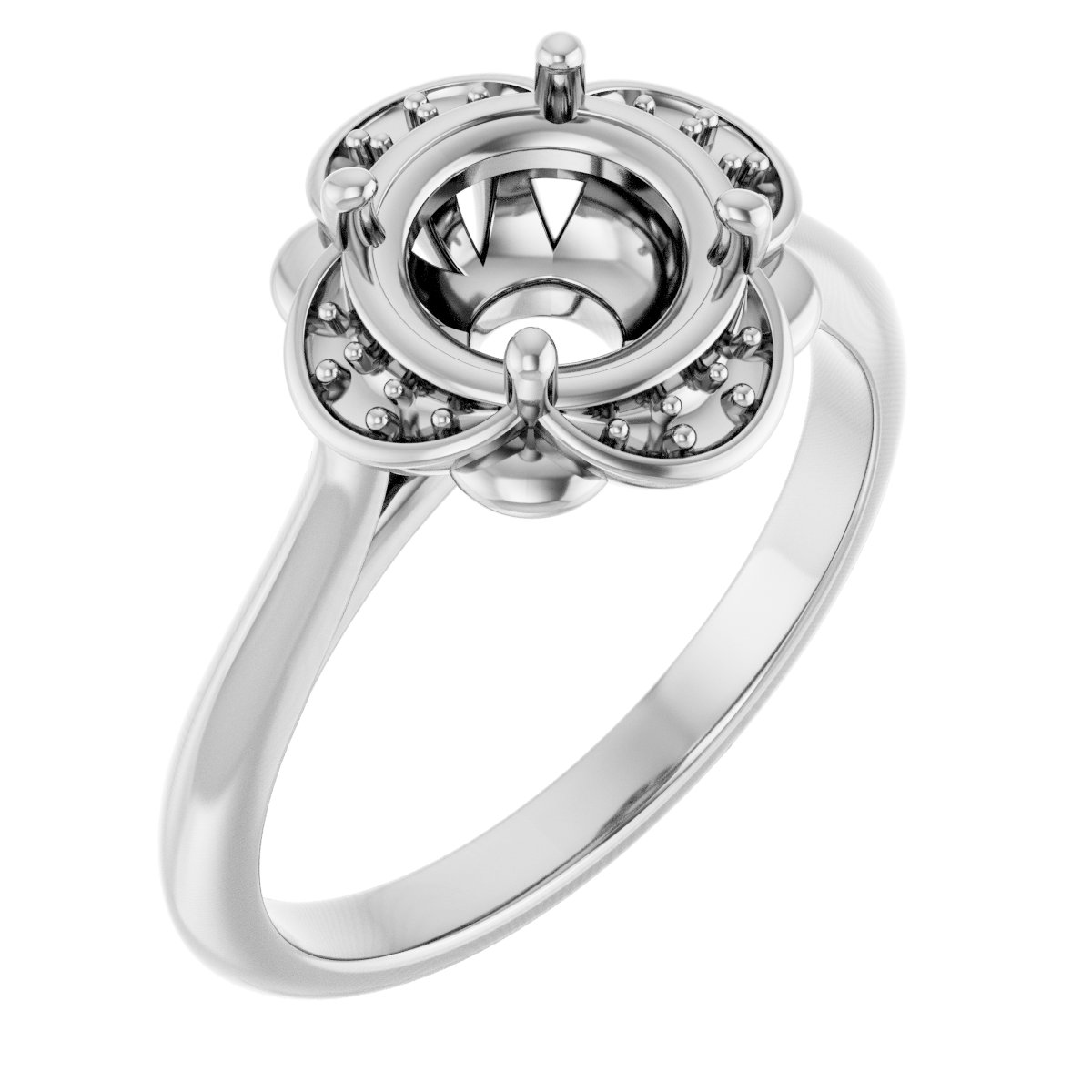 Halo-Style Engagement Ring