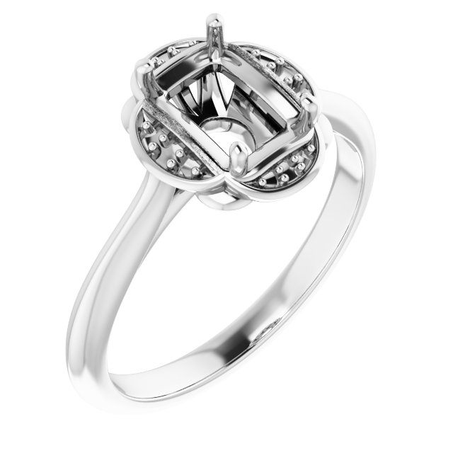 Halo-Style Engagement Ring