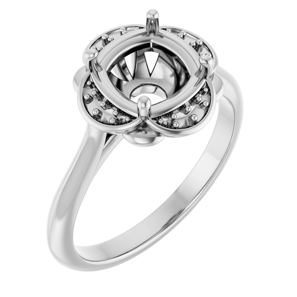 Halo-Style Engagement Ring