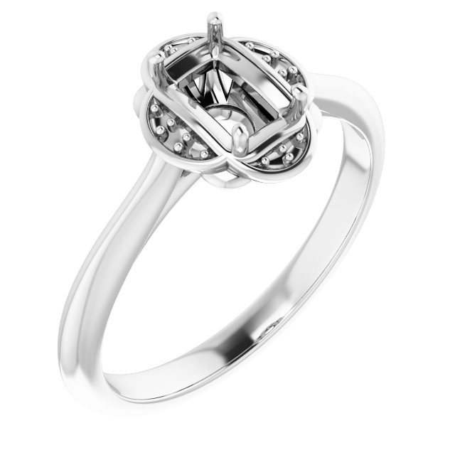 Halo-Style Engagement Ring