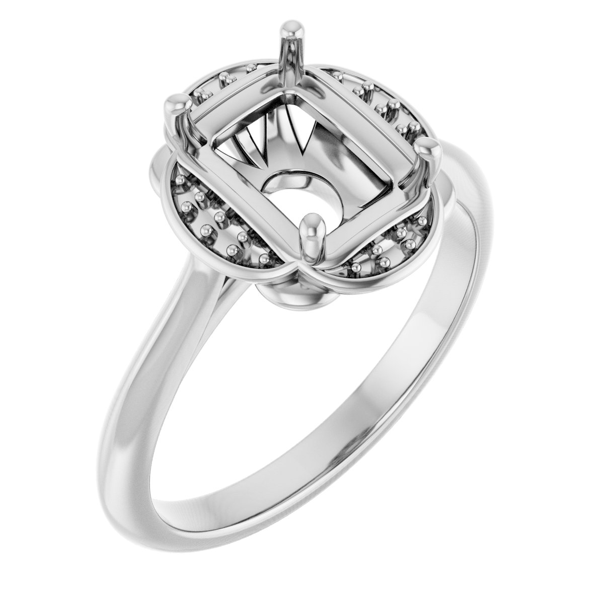 Halo-Style Engagement Ring