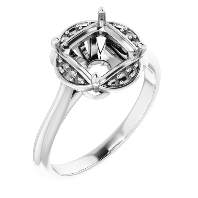 Halo-Style Engagement Ring