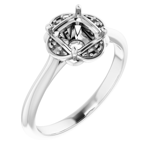 Halo-Style Engagement Ring