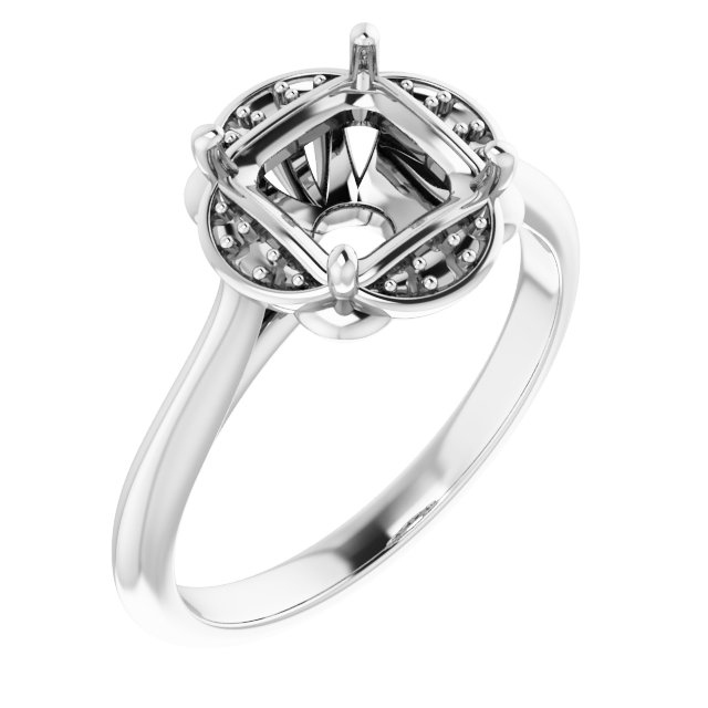 Halo-Style Engagement Ring