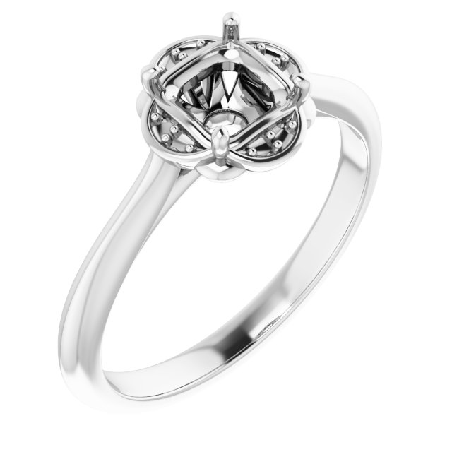 Halo-Style Engagement Ring