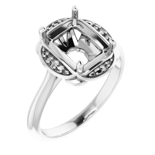 Halo-Style Engagement Ring
