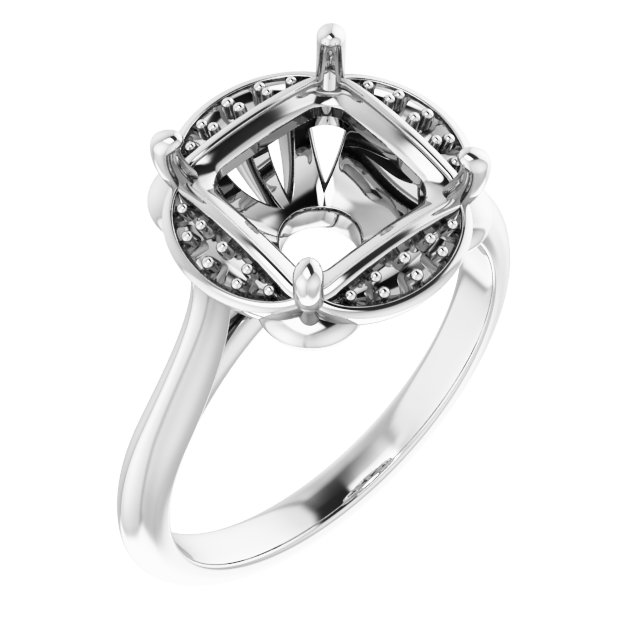 Halo-Style Engagement Ring