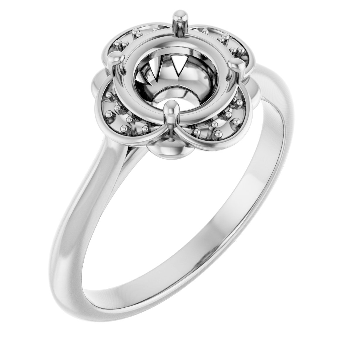 Halo-Style Engagement Ring