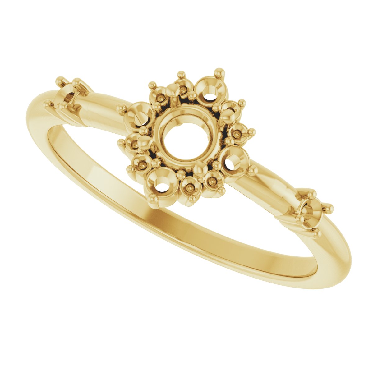 14K Yellow 3/8 CTW Natural Diamond Ring