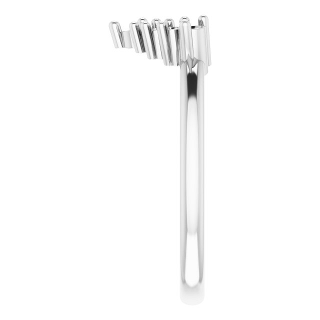 14K White 1/6 CTW Natural Diamond Matching Band-4