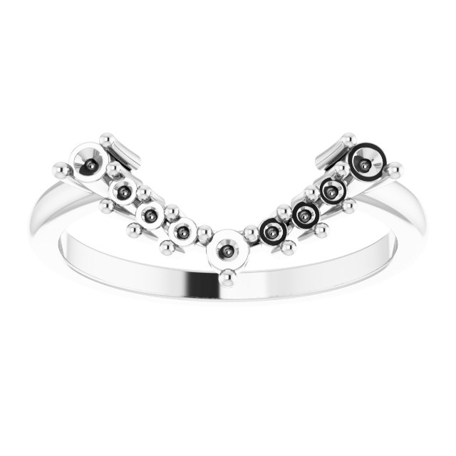 14K White 1/6 CTW Natural Diamond Matching Band-3