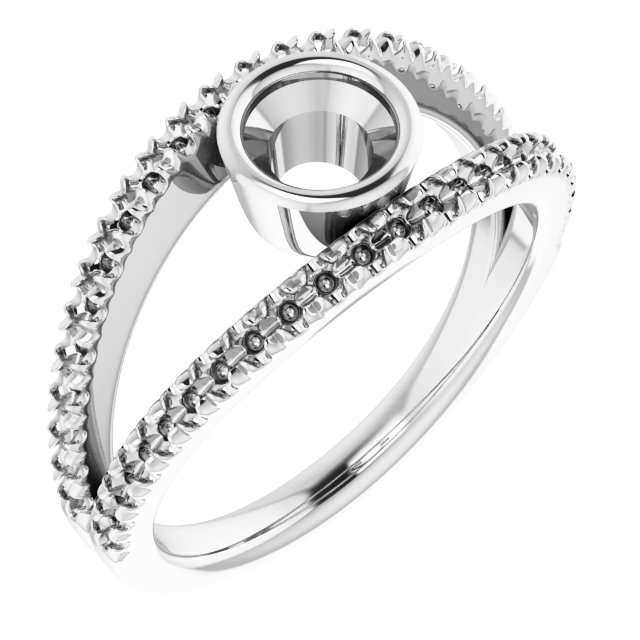 Bezel-Set Accented Ring