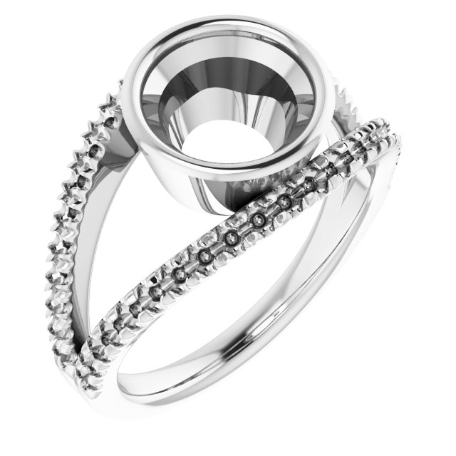 Bezel-Set Accented Ring