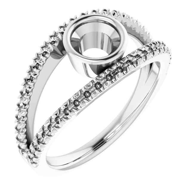 Bezel-Set Accented Ring