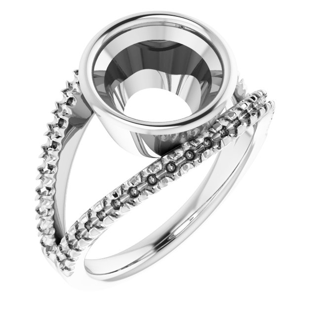 Bezel-Set Accented Ring
