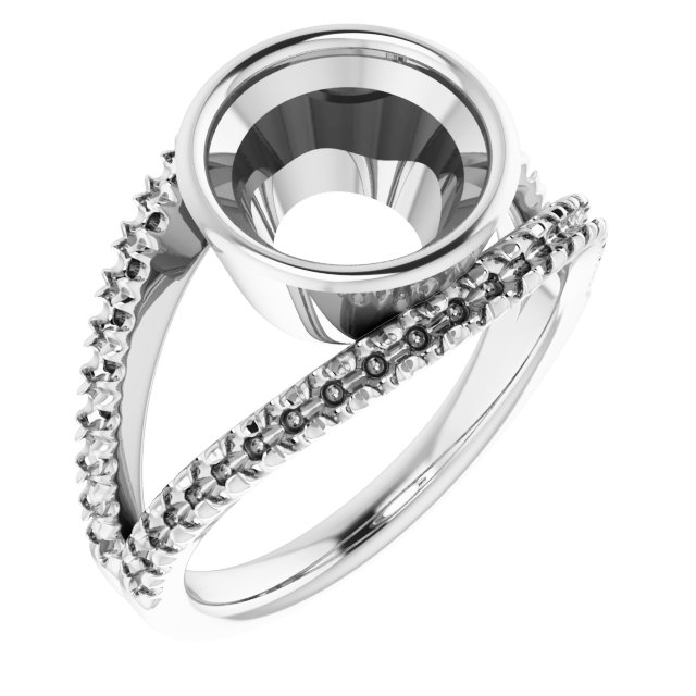 Bezel-Set Accented Ring