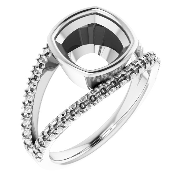 Bezel-Set Accented Ring