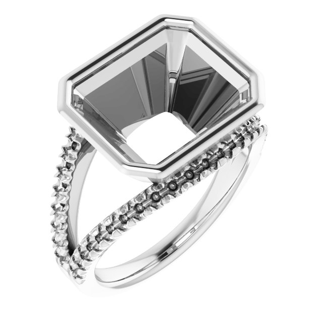 Bezel-Set Accented Ring