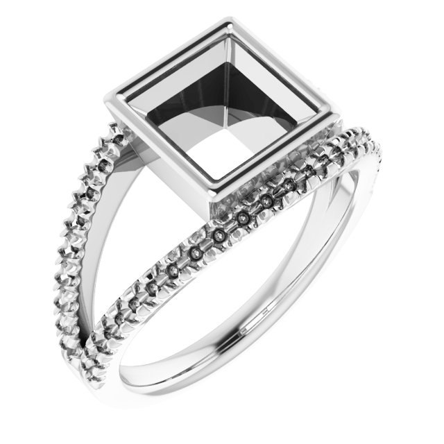Bezel-Set Accented Ring