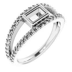 Accented Bezel-Set Ring     