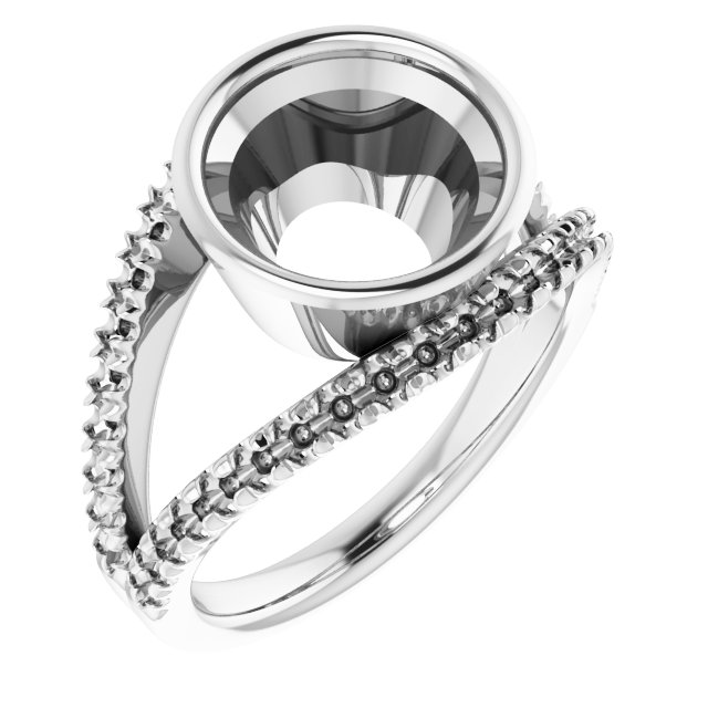 Bezel-Set Accented Ring