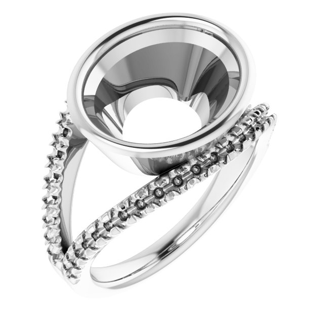 Bezel-Set Accented Ring