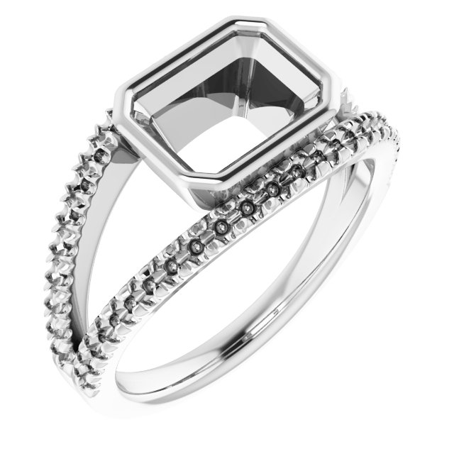 Bezel-Set Accented Ring