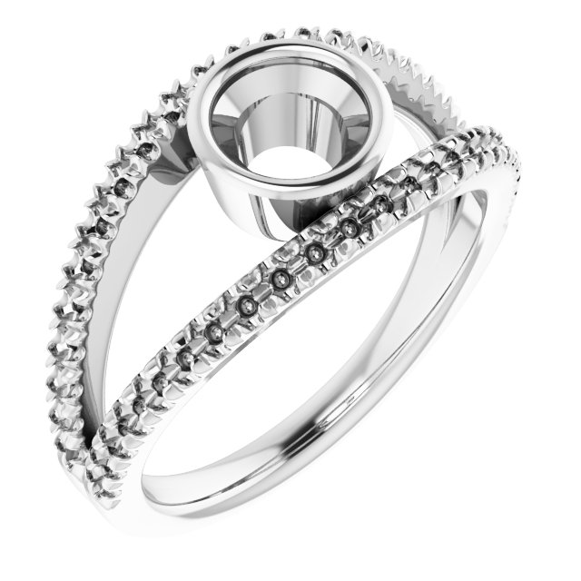 Bezel-Set Accented Ring