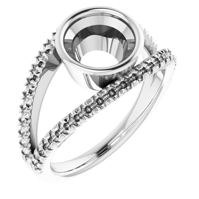 Bezel-Set Accented Ring