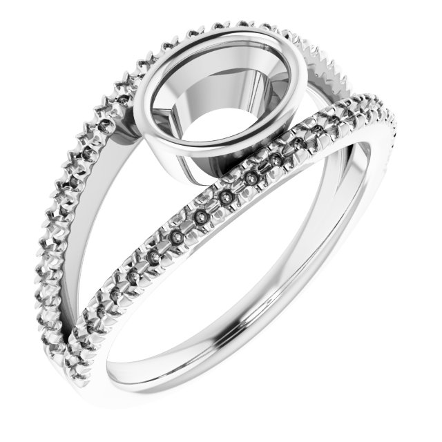 Bezel-Set Accented Ring