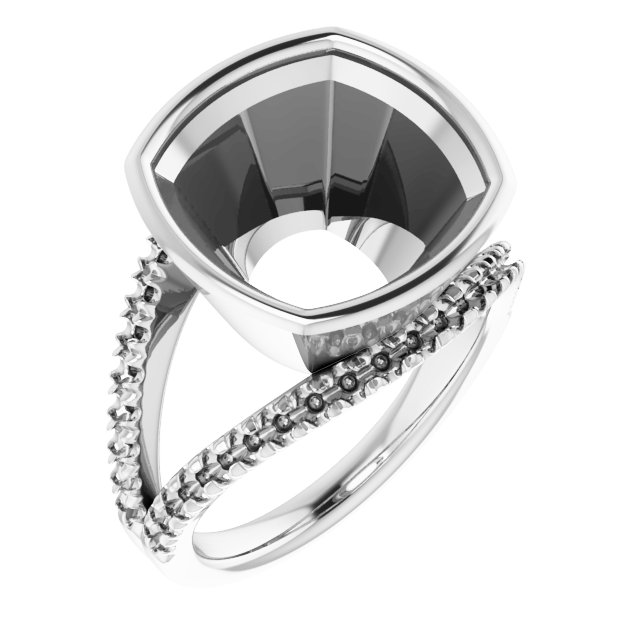 Bezel-Set Accented Ring