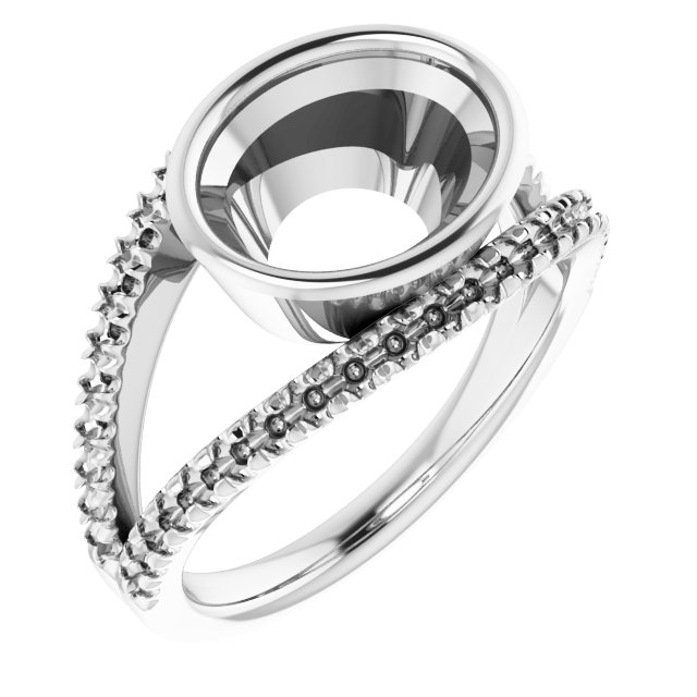 Bezel-Set Accented Ring