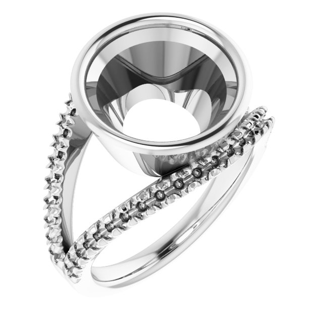 Bezel-Set Accented Ring