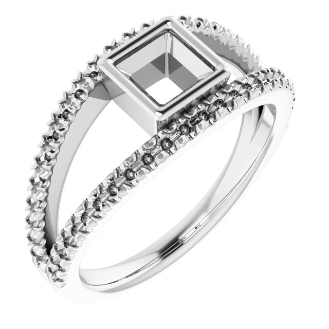 Bezel-Set Accented Ring