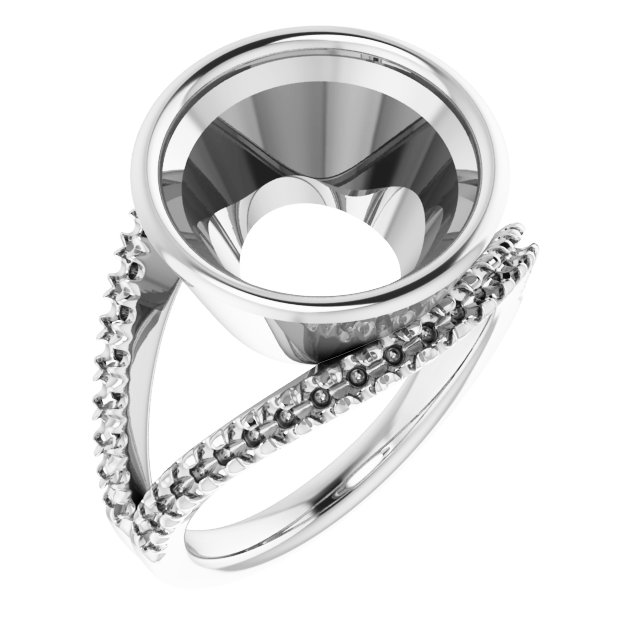 Bezel-Set Accented Ring