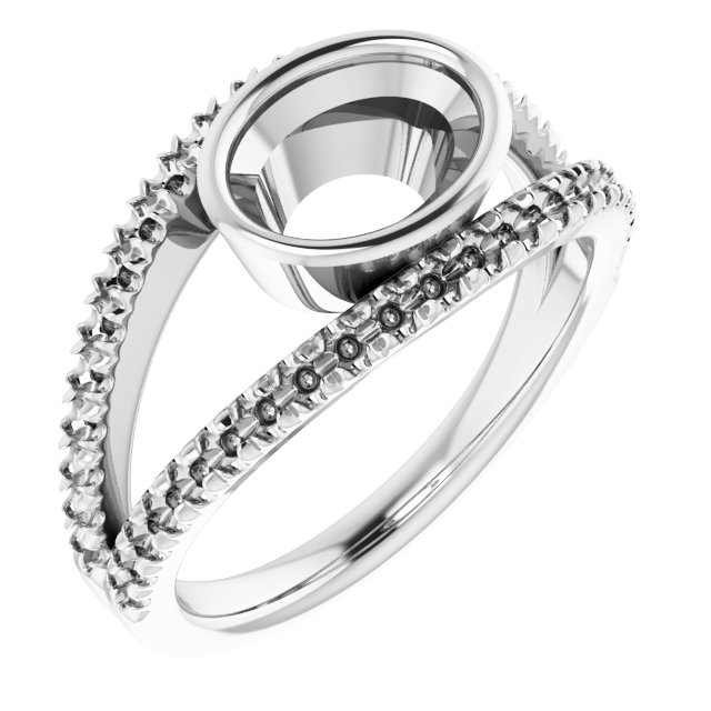 Bezel-Set Accented Ring