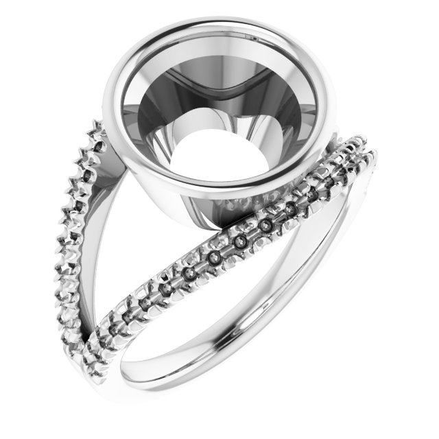 Bezel-Set Accented Ring
