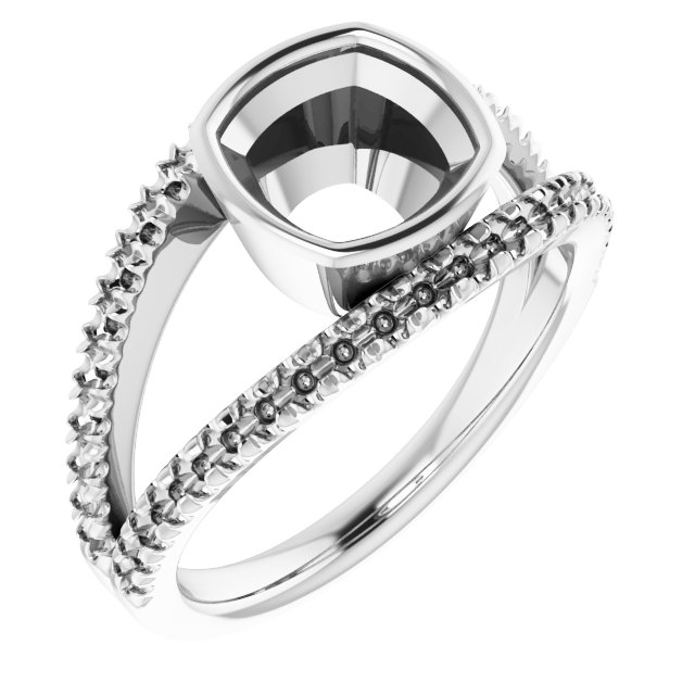 Bezel-Set Accented Ring