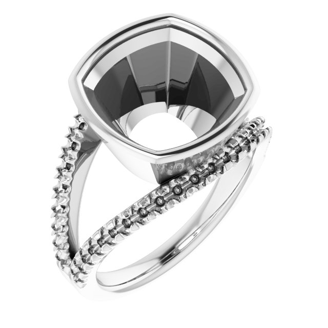 Bezel-Set Accented Ring
