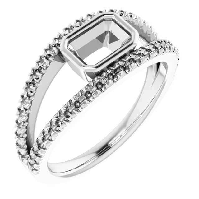 Bezel-Set Accented Ring