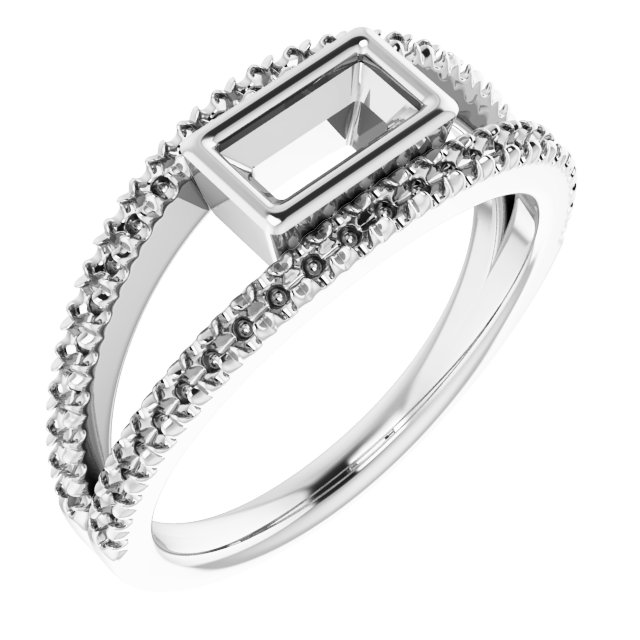 Bezel-Set Accented Ring