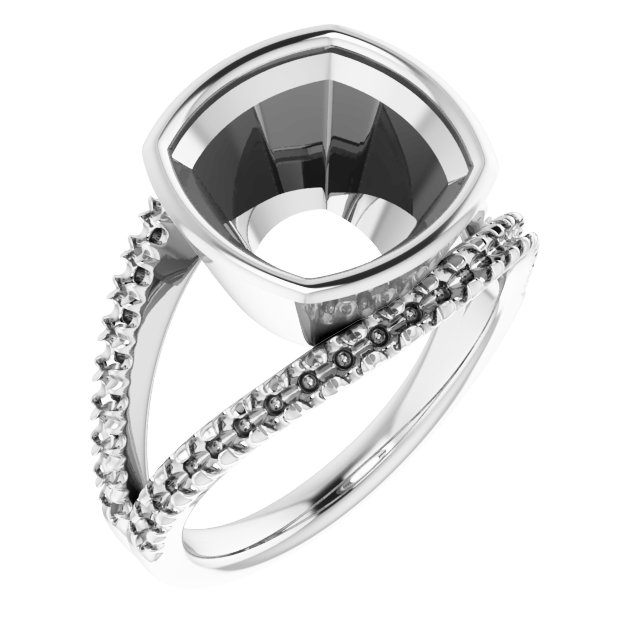 Bezel-Set Accented Ring