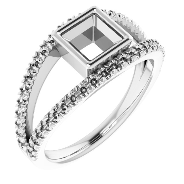 Bezel-Set Accented Ring