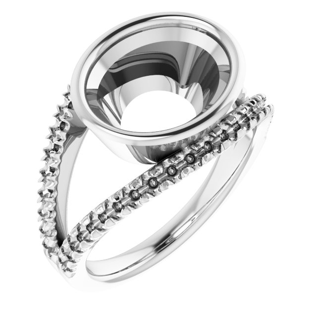 Bezel-Set Accented Ring