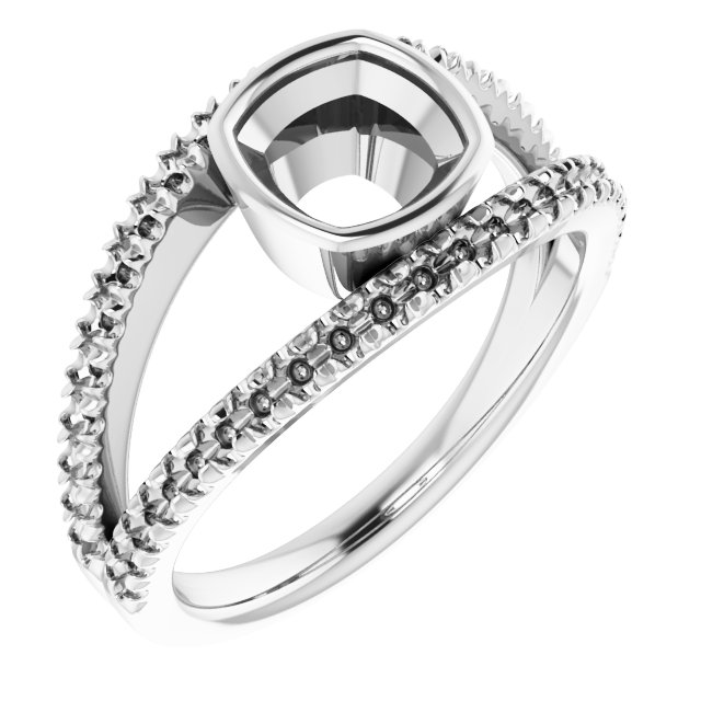 Bezel-Set Accented Ring