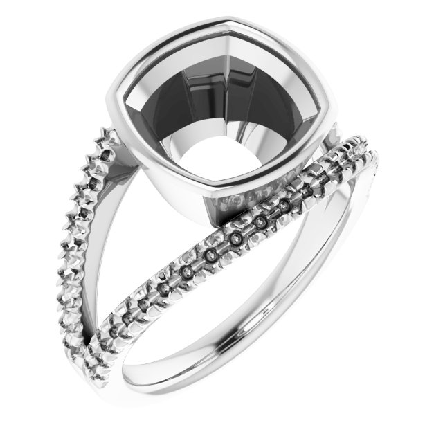 Bezel-Set Accented Ring