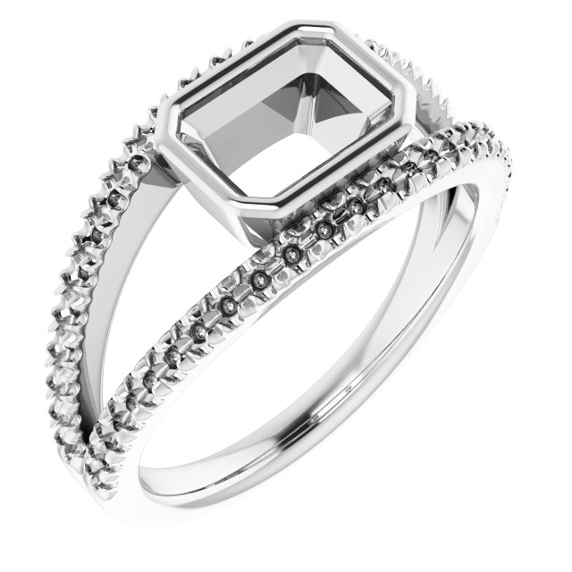Bezel-Set Accented Ring