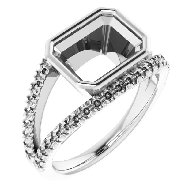 Bezel-Set Accented Ring