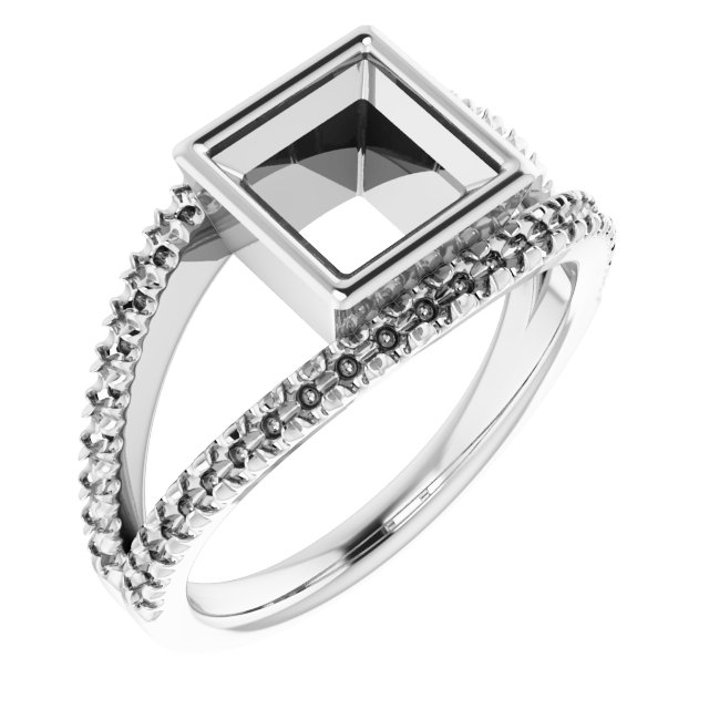 Bezel-Set Accented Ring